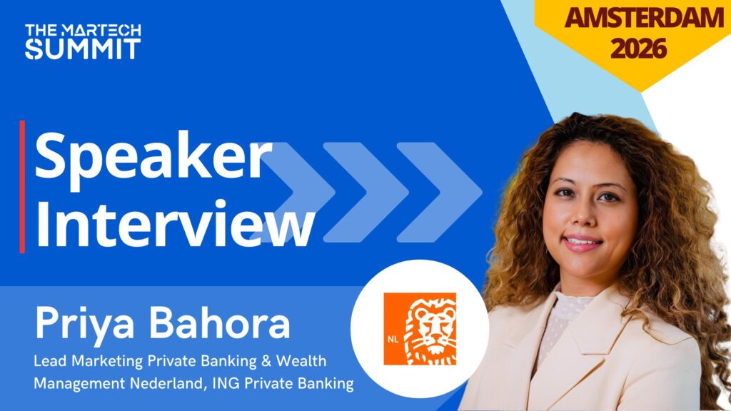 The MarTech Summit Amsterdam Speaker - Priya Bahora